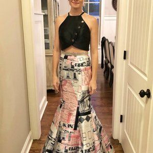 Mac Duggal 2-piece formal dress